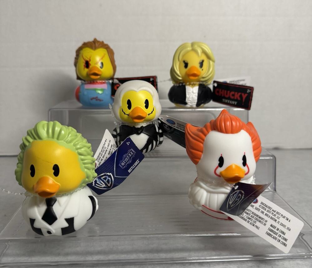 Target Bullseye Halloween Horror Ducks Set Of 5 Chucky It Jack Beetlejuice